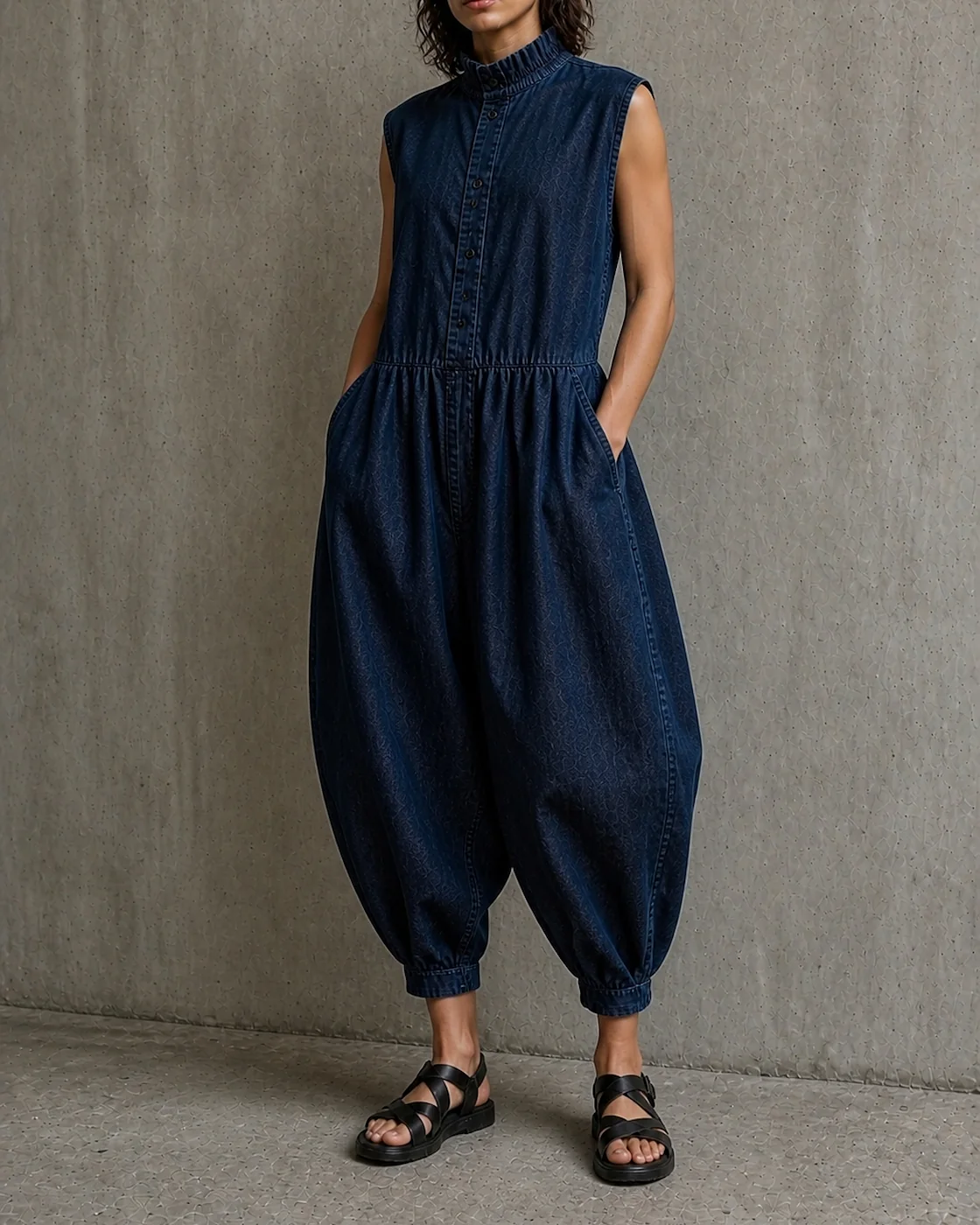 the denim jumpsuit, women’s fit