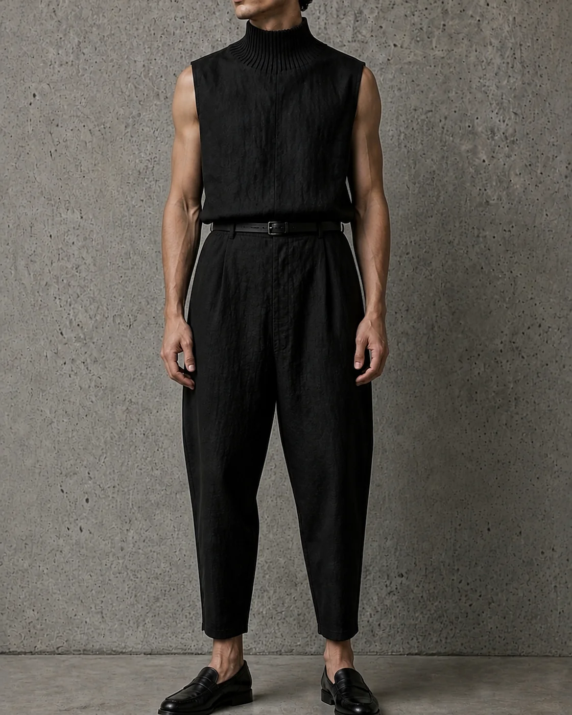 the linen jumpsuit, men’s fit