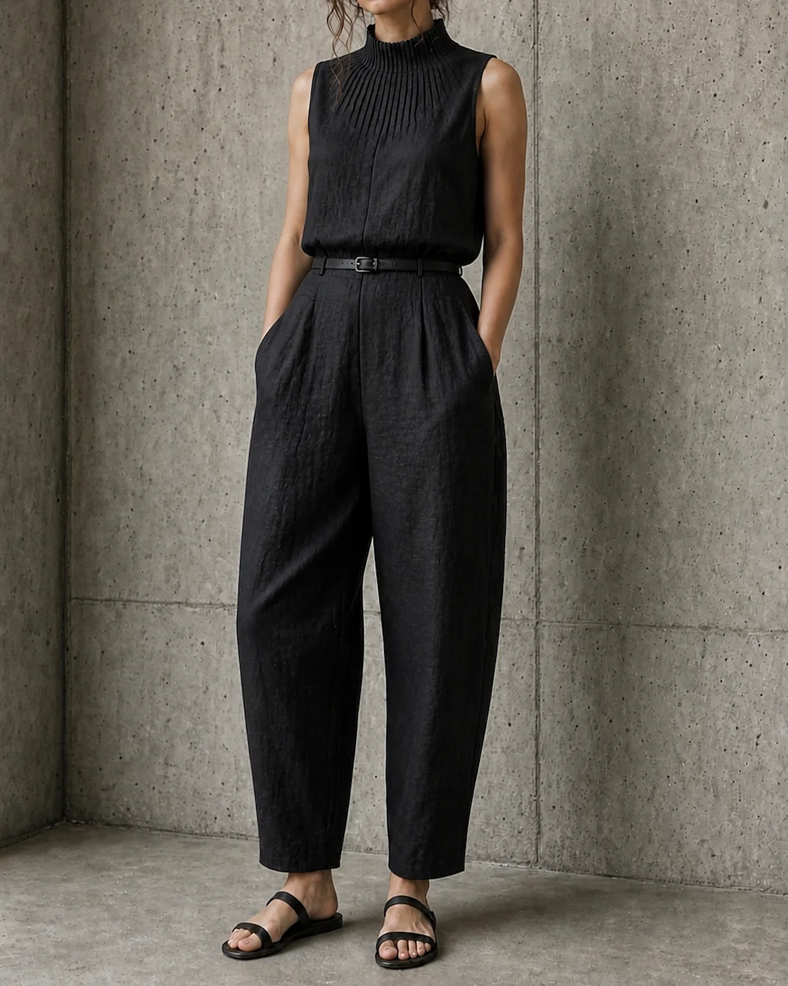 the linen jumpsuit, women’s fit