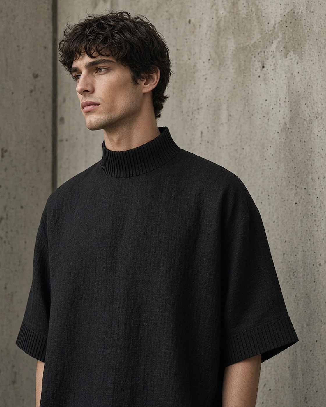 the linen mock, men’s fit