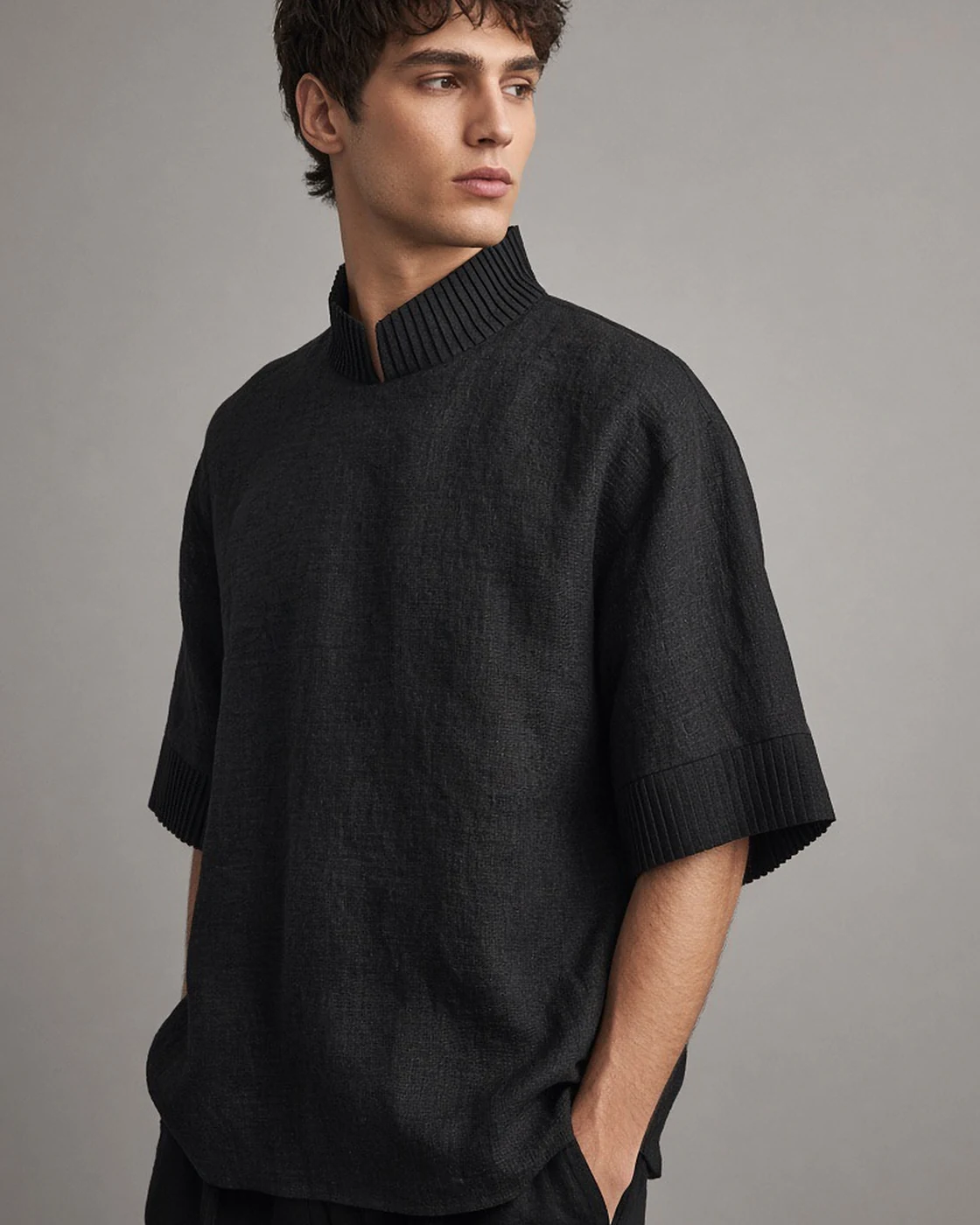 the linen split, men’s fit